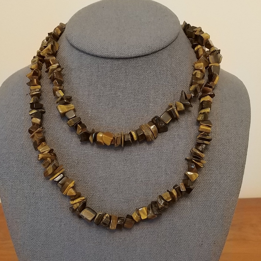 2/$20 Tiger's Eye long necklace